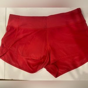 Lululemon Coral Run speed Shorts